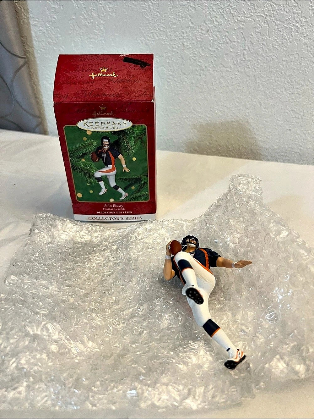 Hallmark John Elway Football Legends Football Ornament Denver broncos